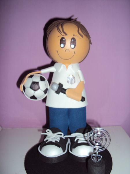 Boneco 3D em E.V.A - COMENTARISTA