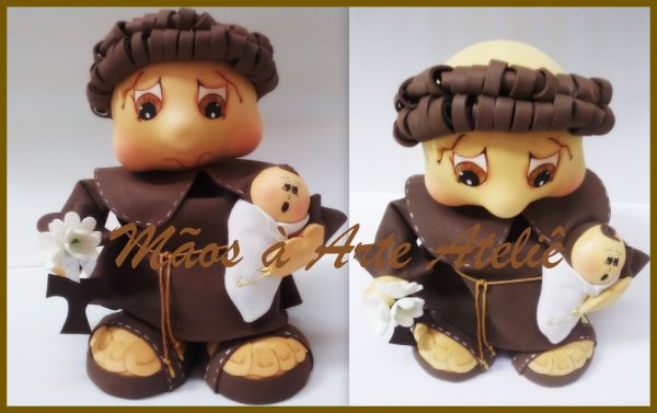 Boneco 3D em EVA Santo Antonio