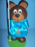 Boneco 3D em E.V.A - URSO CHÁ DE FRALDAS