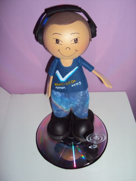 Boneco 3D em E.V.A - LOCUTOR